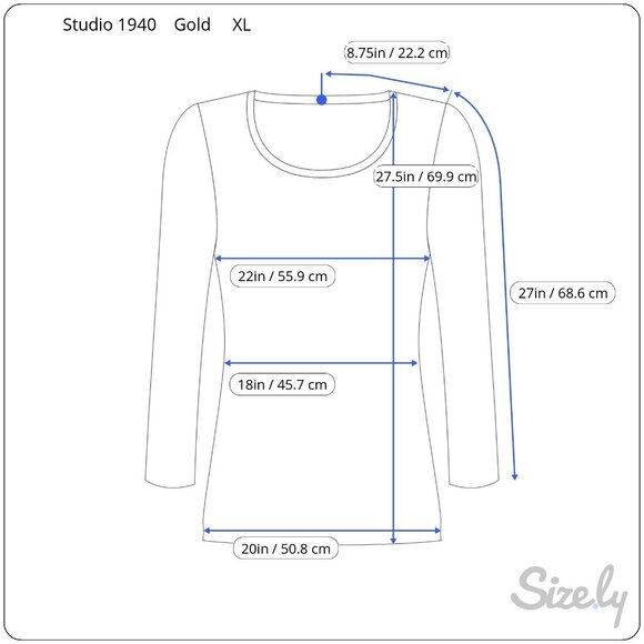 Studio 1940 Womens Beige Gold Metallic Open Knit Deep V-Neck Sweater 22/24W - Picture 8 of 10